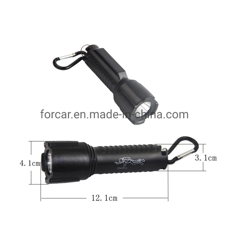 AA Battery Operated Waterproof 3 Mode Underwater LED Diving Torch Flashlight