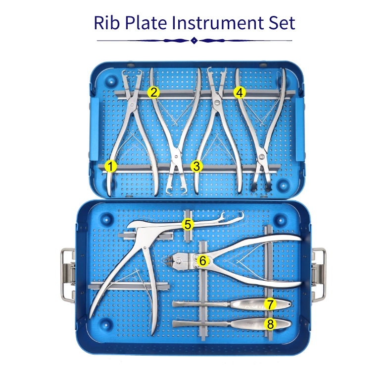 Competitive Price Trauma Plates Instrument Rib Plate Instrument Set Orthopedic Surgical Instrument