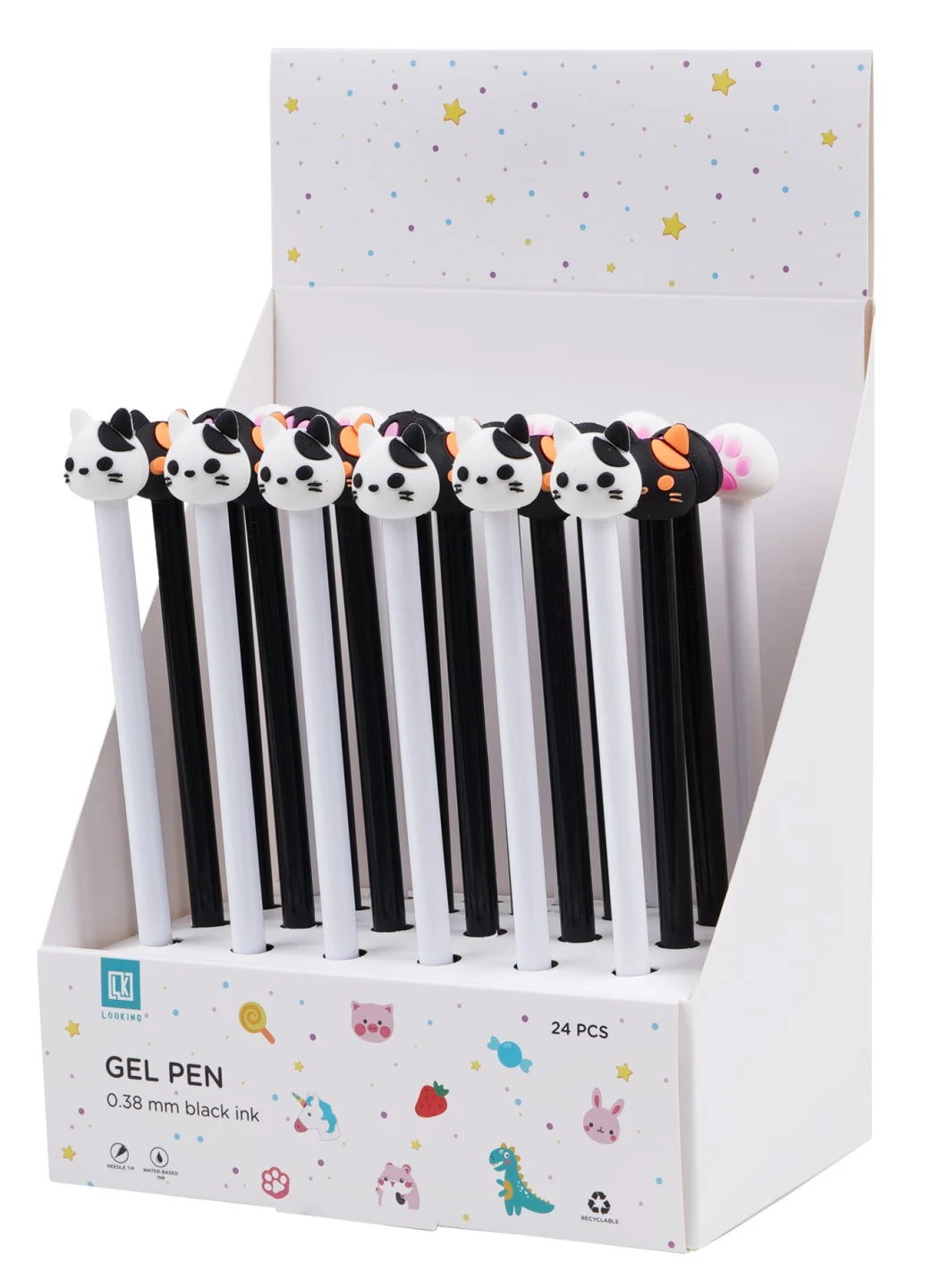 Super Value 2020 Series-Rollerball Pen with Cat Design