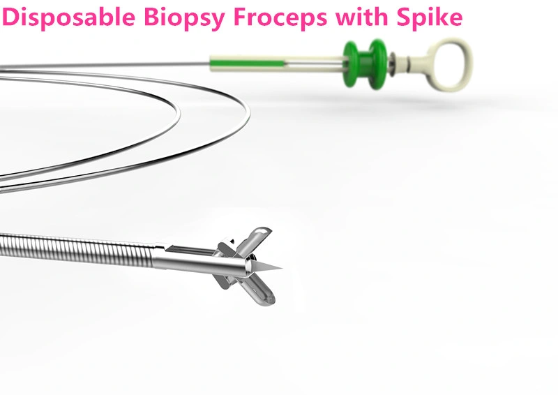 China Supplier Disposable Biopsy Forceps Coated with Spike