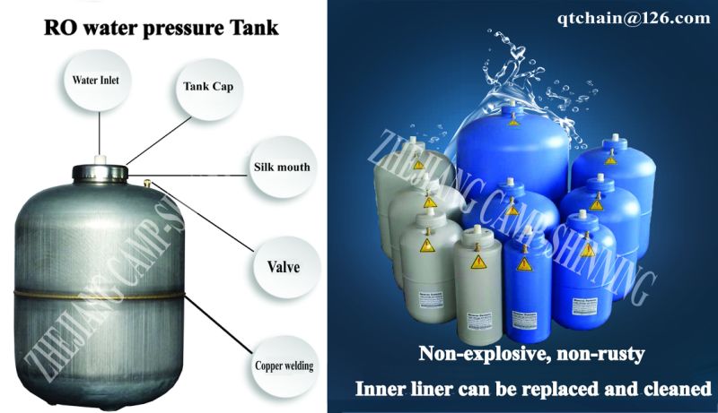 Self Cleaning Pressure Tank/RO Separation Pressure Vessel/Storage Pressure Vessel