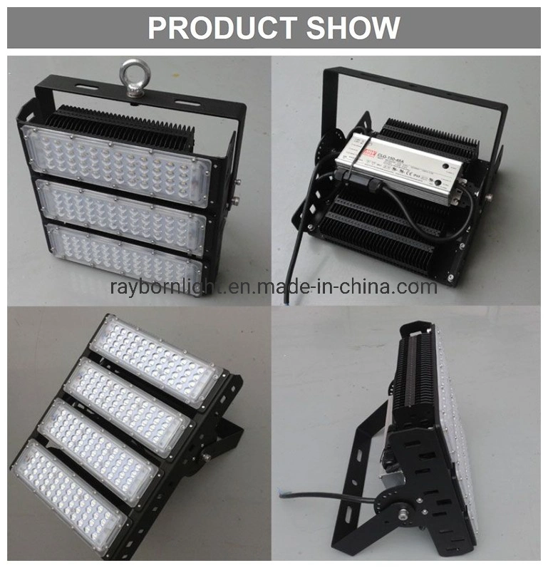 Module Design 130lm/W IP65 LED Tunnel Flood Light 200W Outdoor White Color Search Light