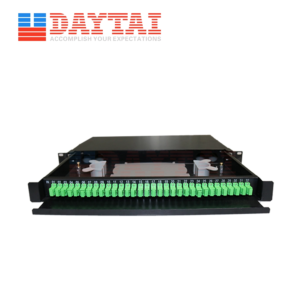 1u Fiber Optical Distribution Frame 32 Port Patch Panel ODF with Pigtail