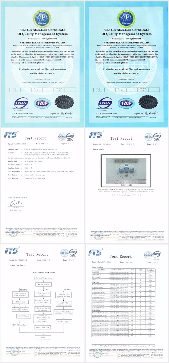 MPO Lgx Cassette for Fiber Optic Cable