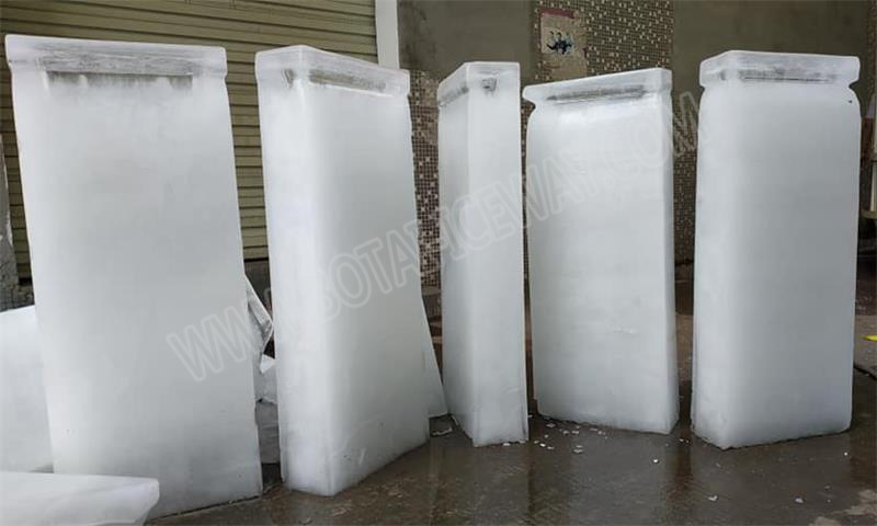 Freon System Direct Cooling Block Ice Making Machine