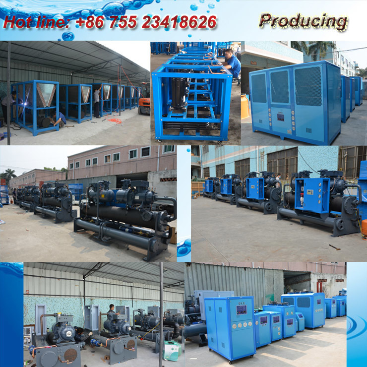 Copeland Compressors Water Cooled Chiller Unit for Injection Machine