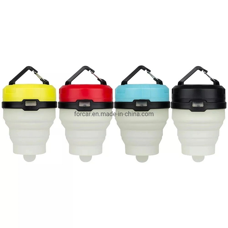 New Portable Camping Lantern LED Hiking Night Light Lamp Collapsable Flashlight