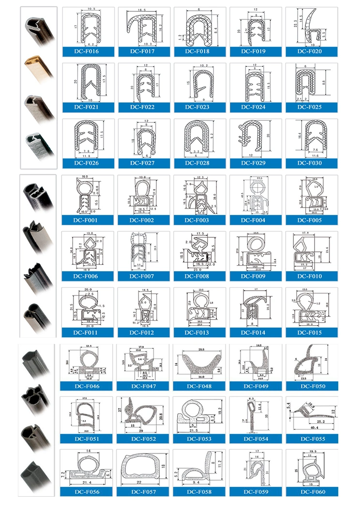 Wholesale Auto Spare Parts Car Door Window Rubber Gasket Seals