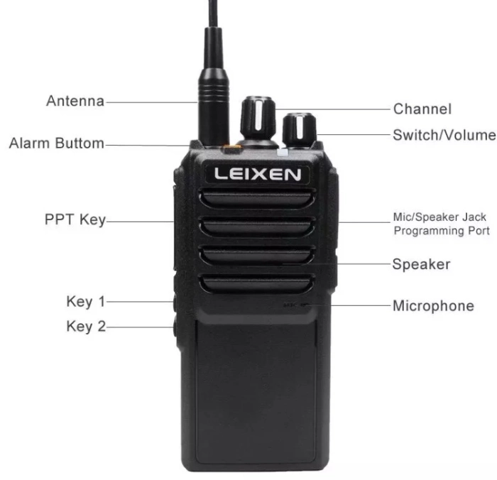   Long Range Powerful Professional Walkie Talkie 25km  Leixen   VV-25 