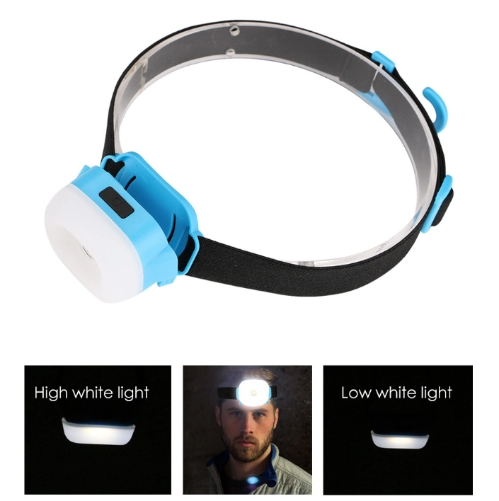 LED Fishing Camping Hiking Headlamp Flashlight 3AAA Battery LED Head Light COB Torch Light