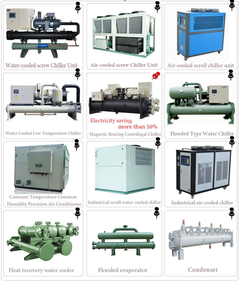 Water Cooled Chiller Water Cooled Shell Tube Condenser