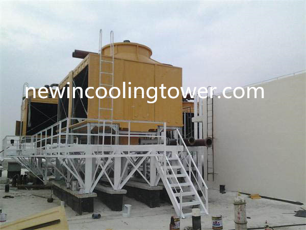 2018 FRP Counter Flow Square Cooling Tower 80 Ton