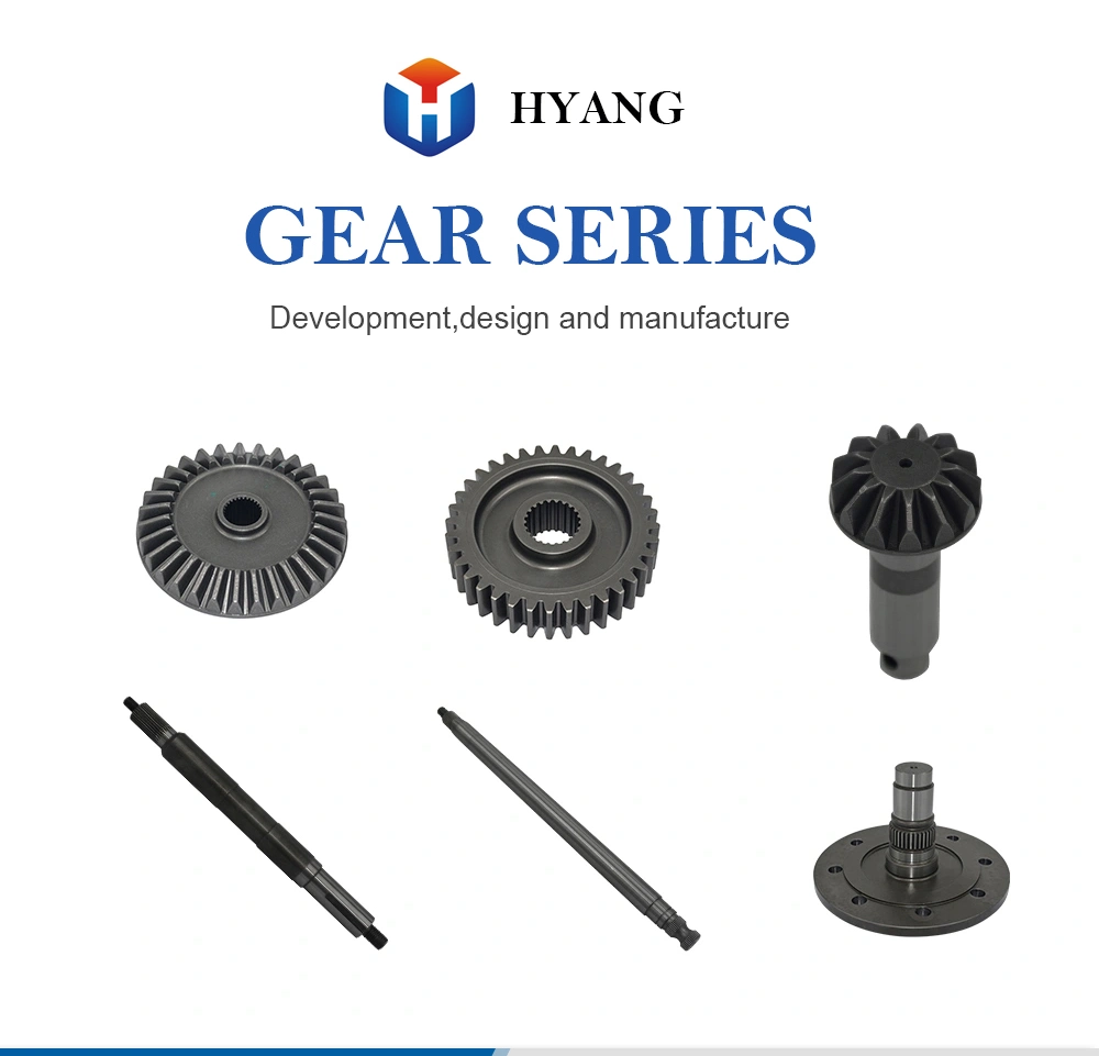 Custom 1045 Material Crown Wheel and Pinion Bevel Gear From China