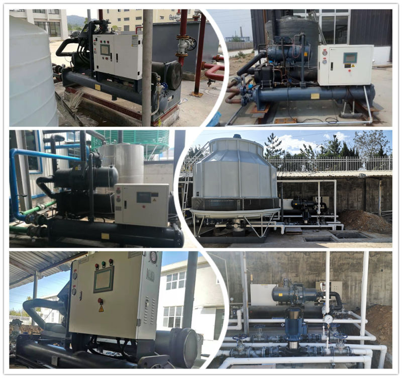 200rt/Ton 580kw Refrigeration Equipment Water Cooling Machine Water Cooled Chiller