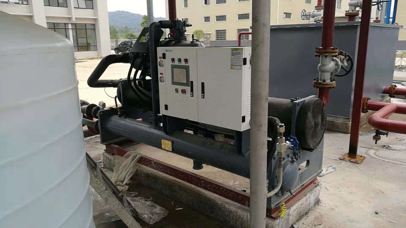 Water Cooled Industrial Chiller Hanbell Compressor with Cooling Tower