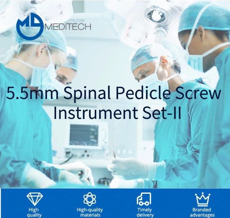Hot Sale Orthopedic Surgical Instruments 5.5mm Spinal Pedicle Screw Instrument Set-II Spine Instrument