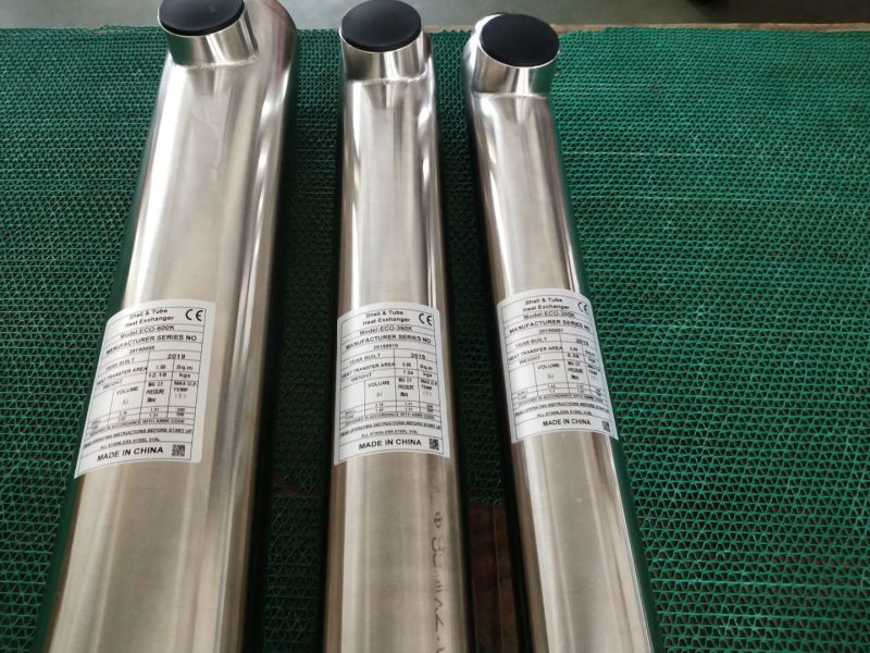 Swimming Pool Stainless Steel Heat Exchanger, 316L Tube Heat Exchanger, Shell Heat Exchanger,