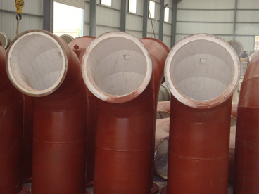 Abrasive Engineered Ceramic Lining for Bend Pipe
