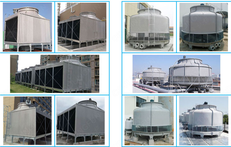 FRP Bottle Type Counter Flow Cooling Tower