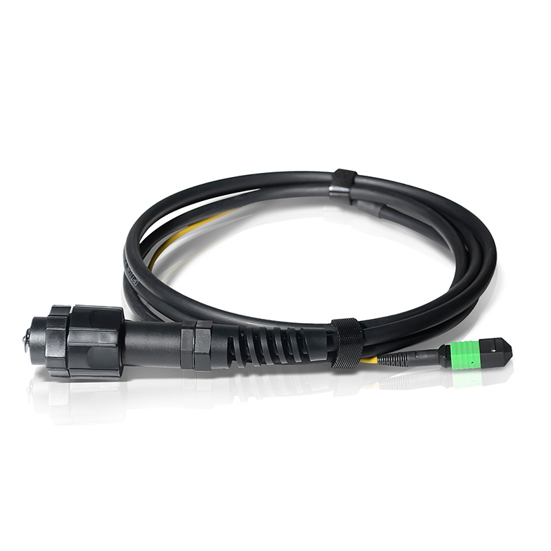 Dys Customized Odva MPO Fiber Optic Cpri Cable 12core MPO Trunk Cable Fiber Optical Cable