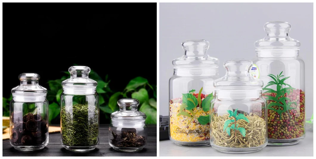 Customize Logo Jar Candle Jar Sealed Glass Jar Christmas Gift Coffee Jar