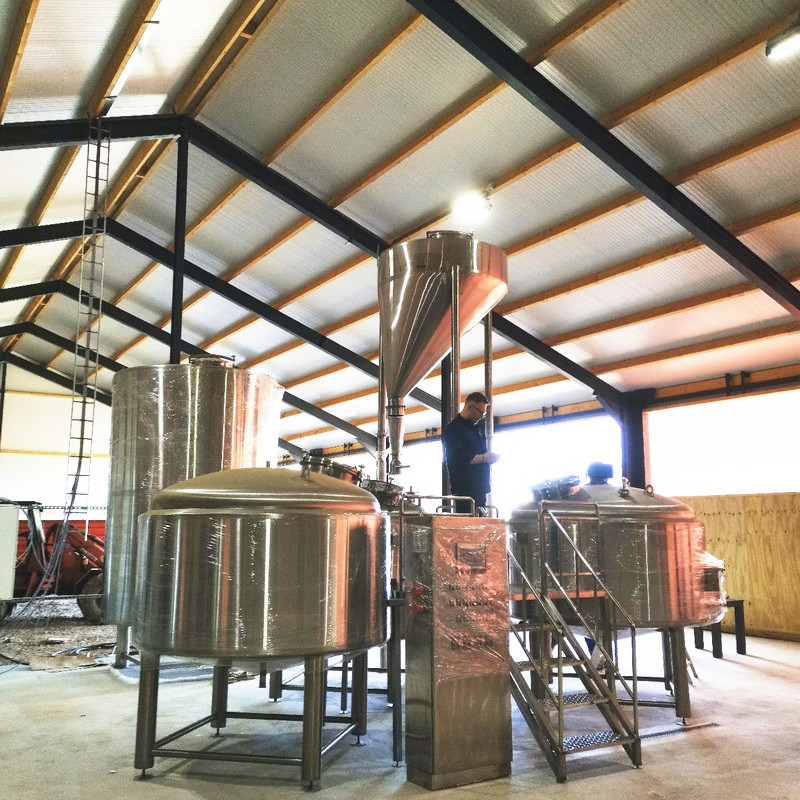 Beer Manufacturing Equipment Bright Beer Tank Storage Tank Horizontal Tank