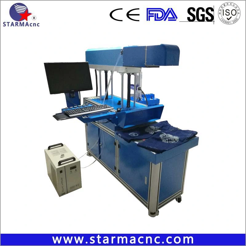 20W 30W CO2 Metal Tube Laser Marking Machine for Wood Leather / Laser Printing on Glass