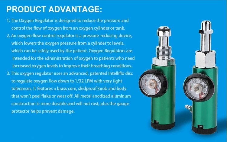 Oxygen Pressure Tank Regulator for USA Market