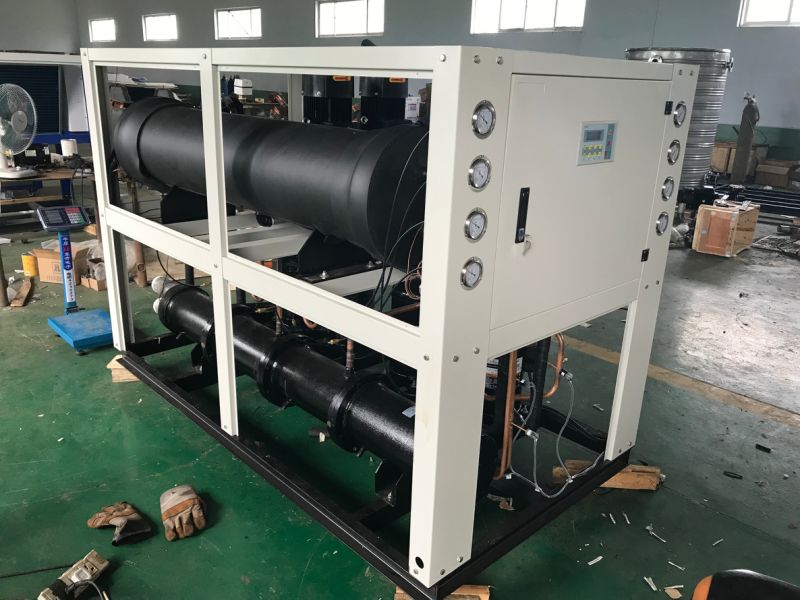 Water Cooled 40HP 30 Tons Industrial Water Cooled Scroll Chiller