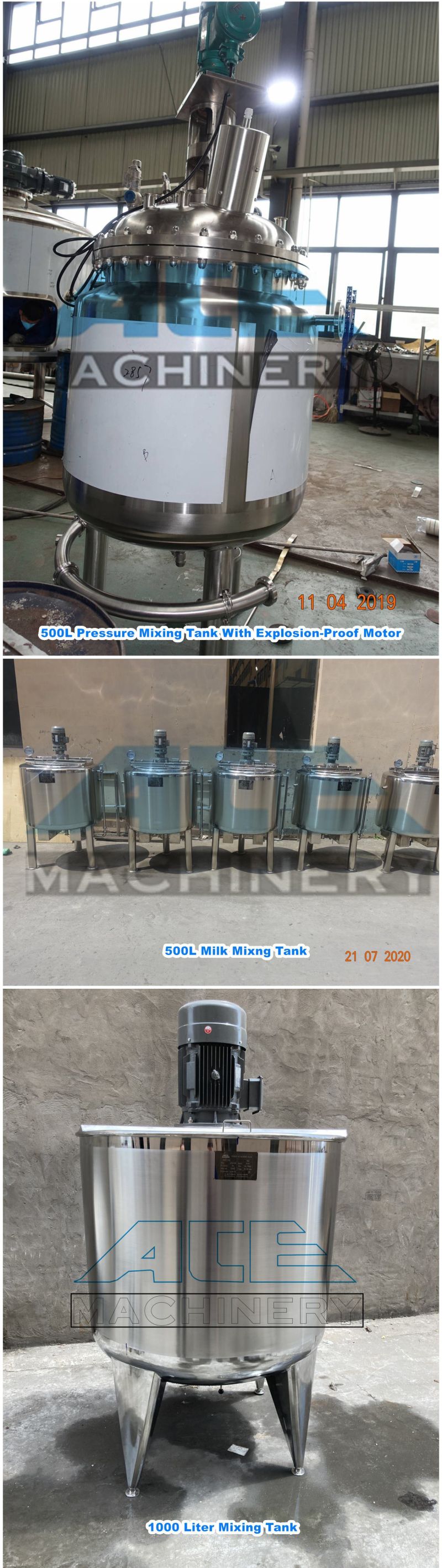 Excellent Quality Chemical Stirred Jacketed Reaction Tank