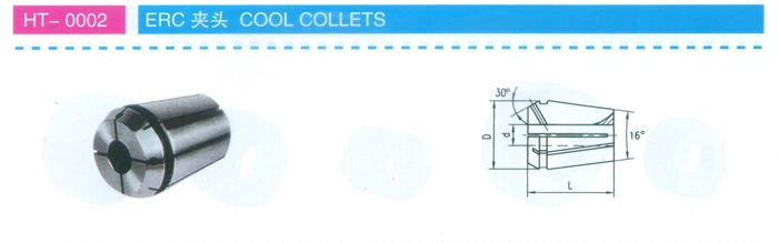 High Quality Steel Sealing Collet Clamps Erc Rubber Coolant Collets