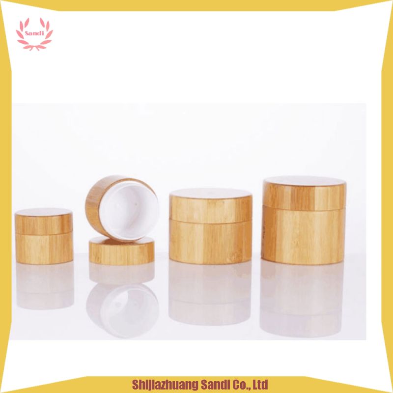Cosmetic Packaging Jar- Wooden Bamboo Jar- Face Cream Jar