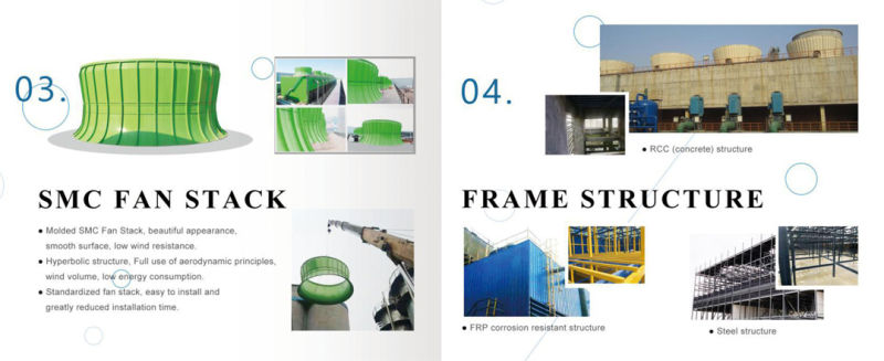 Big Water Cooling FRP GRP Industrial Cooling Tower