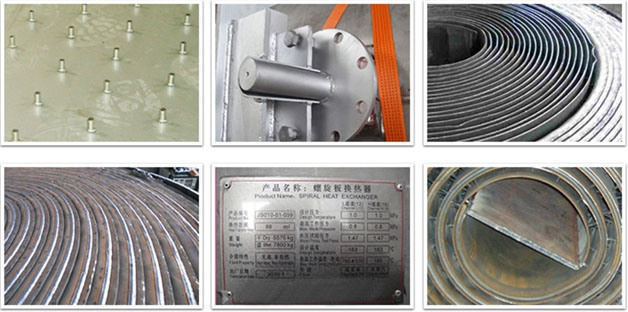 High Quality Undetachable Stainless Steel Spiral Plate Heat Exchanger