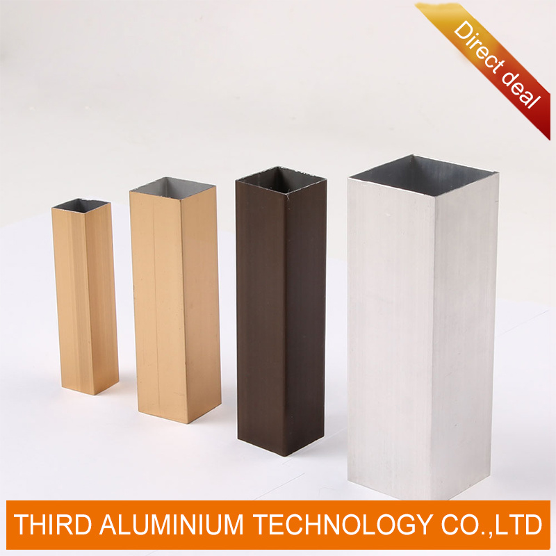 Customized Aluminum Square Tube 100X100 with Existing Mold