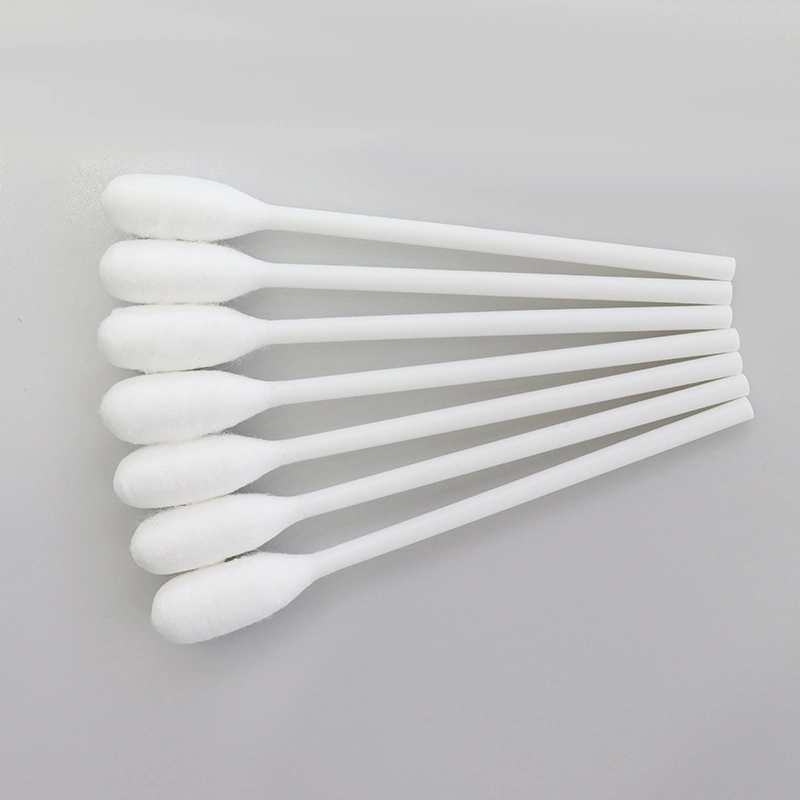 Single Tipped Cotton Applicator/Cotton Tip Applicator/ Wooden Cotton Applicator