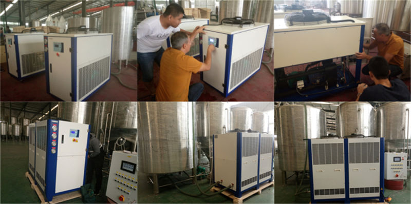 -5 Deg C Phe Glycol Water Cooling Chiller for Carbonated Beverage