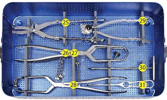 China Manufacture Trauma Surgery Instrument Pelvic Reconstruction Plate Instrument Set Orthopedic Surgical Instrument
