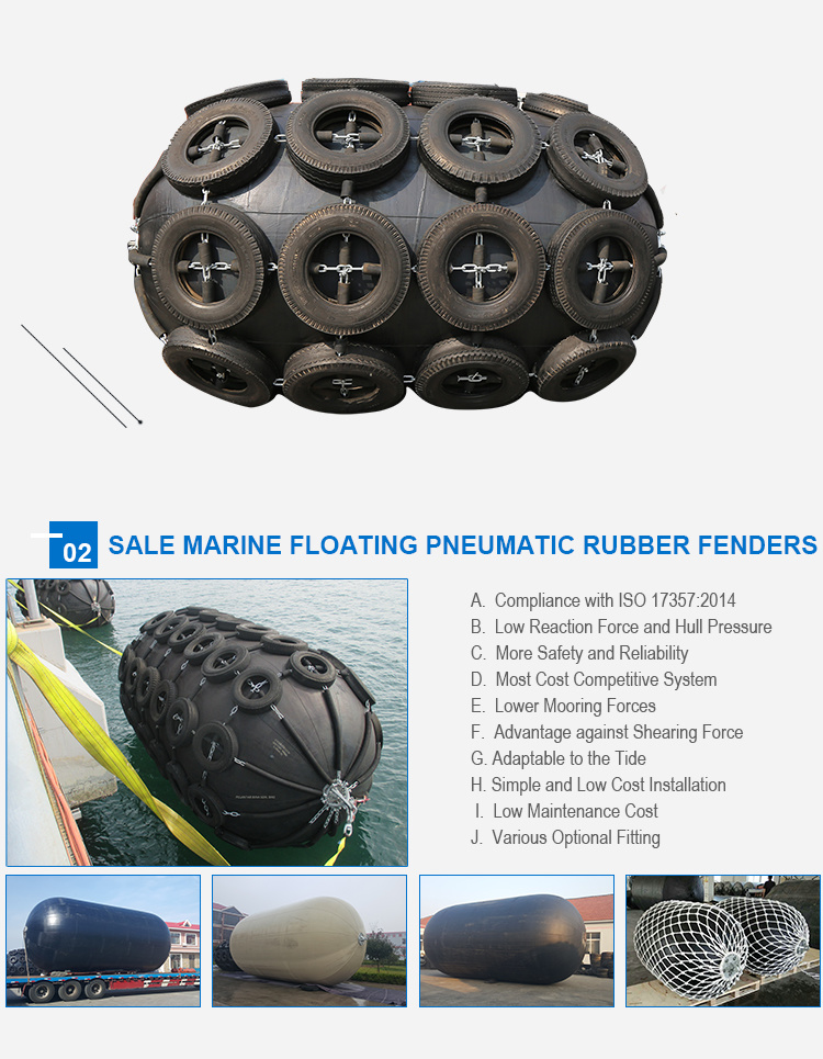 Ship to Ship Berthing Floating Pneumatic Rubber Ship Fender Manufacturers