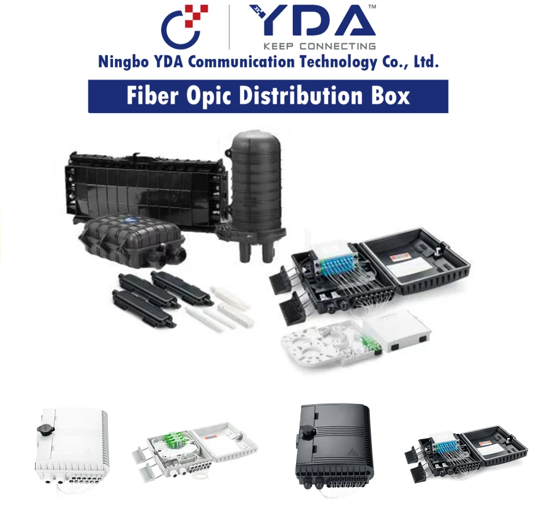 FTTH Fiber Optic Distribution Box 24c Terminal Box Fiber Optical Termination Box for Splicing Splitter Cable Arrangement