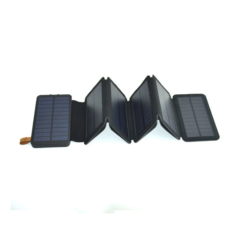 High Quality Solar Charger 10000mAh Waterproof Power Bank with Flashlight