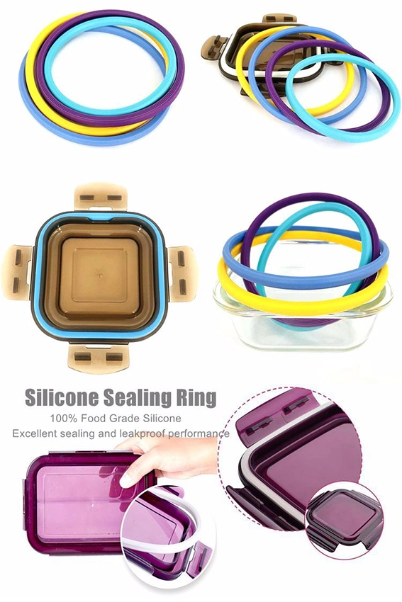 Custom Silicone Sealing Rubber O-Rings for Glass Storage Jars