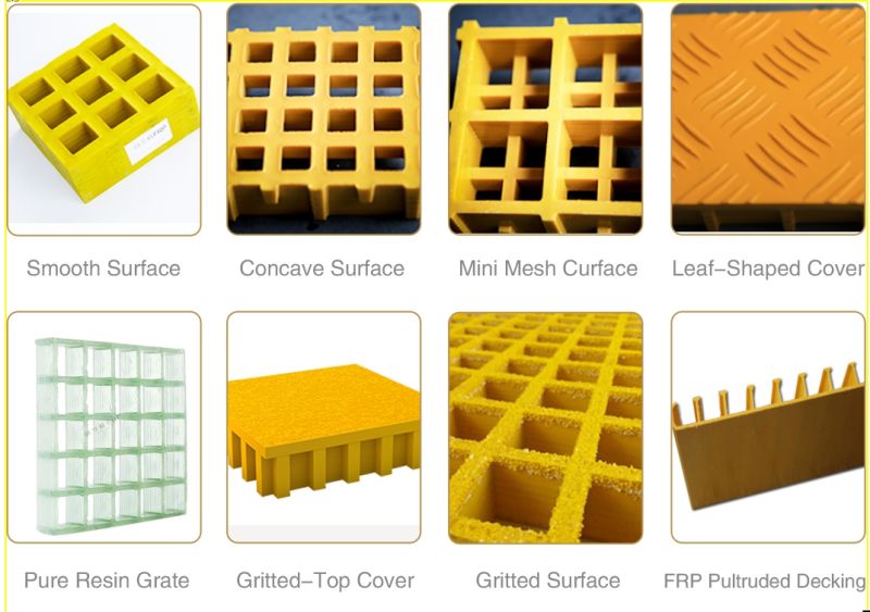 Durable Square FRP Mould Grating with CE Certificated