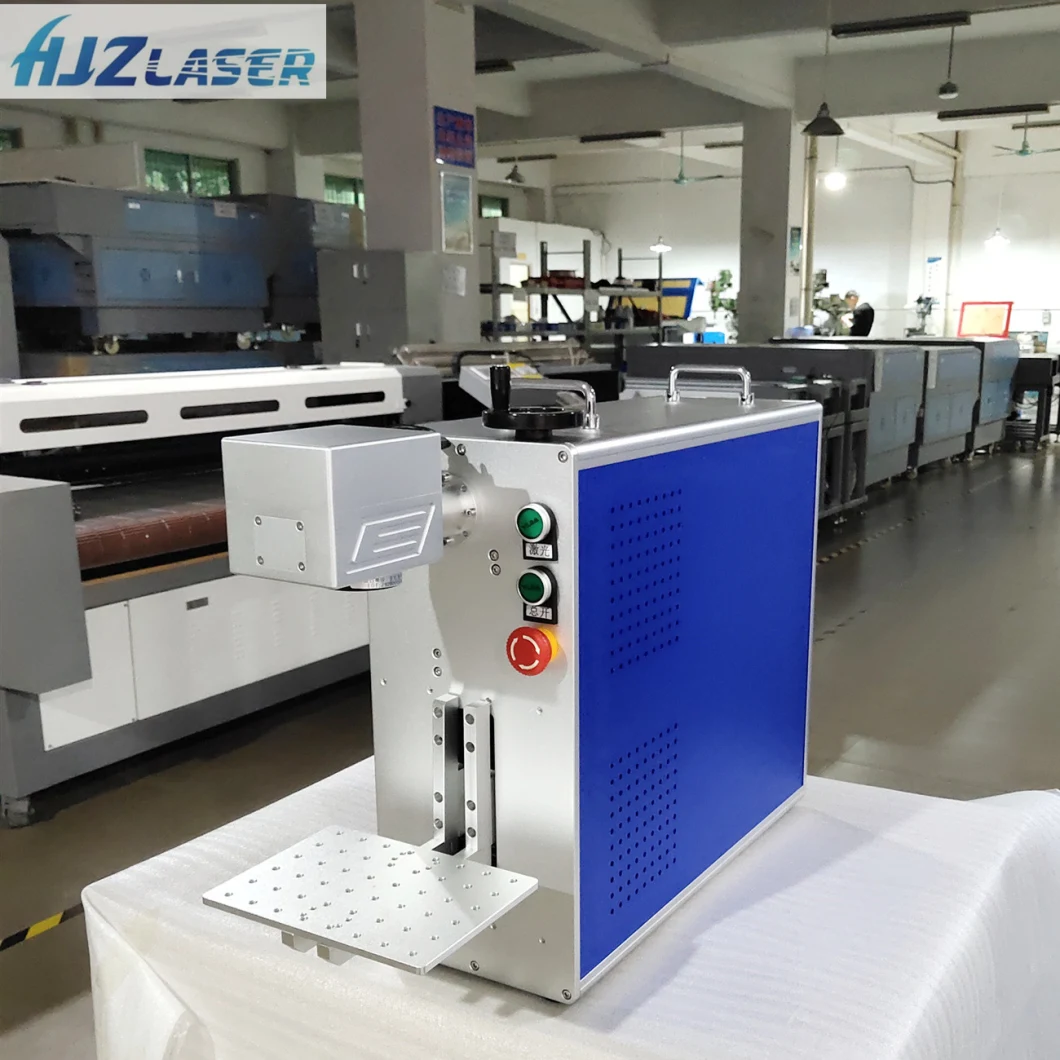 Optical Fiber Laser Marking Printing Machine Used Hand-Held Optical Beam Path