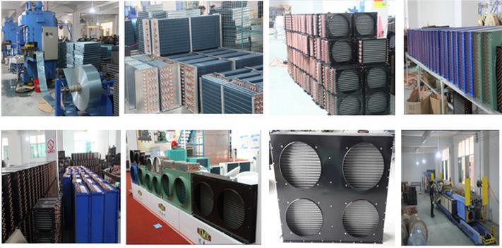Copper Air to Water Heat Exchanger for Industrial Cooling