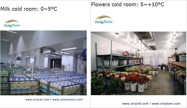 Cold Room with Refrigeration Unit Evaporative Unit Cooler Copper Condenser