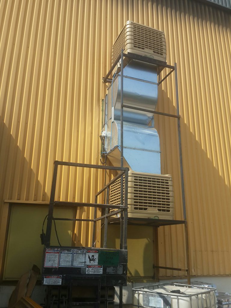 Industrial Air Conditioners Mobile Industrial Air Conditioner and Evaprator Fan