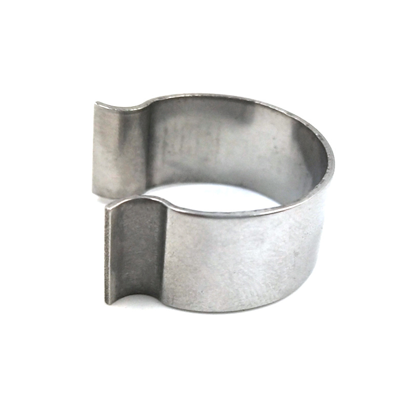 Customzied Stamping Parts Metal Clips Stainless Steel Nickel Plating Spring Clips U Shape Tube Clamp Clip