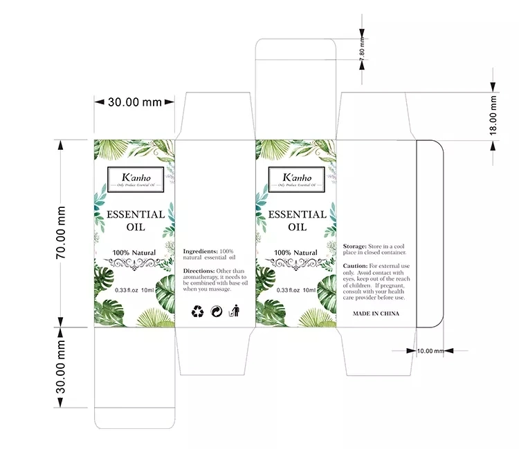 Wholesale 10ml Therapeutic Grade 100% Natural Peppermint Essential Oil OEM/Obm Single Essential Oil