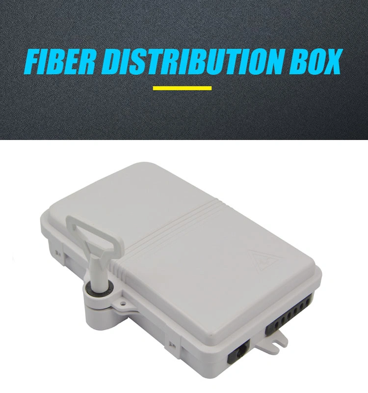 4 Core Fiber Optic Terminal Box PLC Splitter Waterproof FTTH Box Fiber Optic Distribution Box